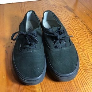 Black vans size 11.5